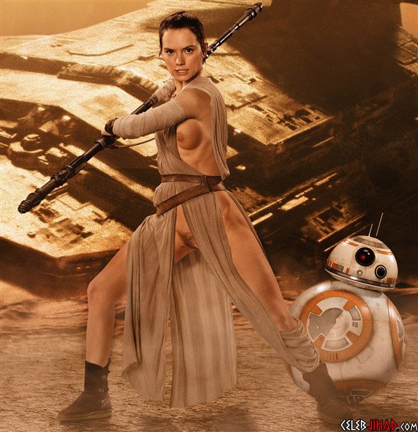 Daisy Ridley Wardrobe Malfunction From "Star Wars" Outtake - Only...